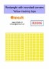 Omask 80006 Rectangles with round corners 2-5mm (yellow masking tape)